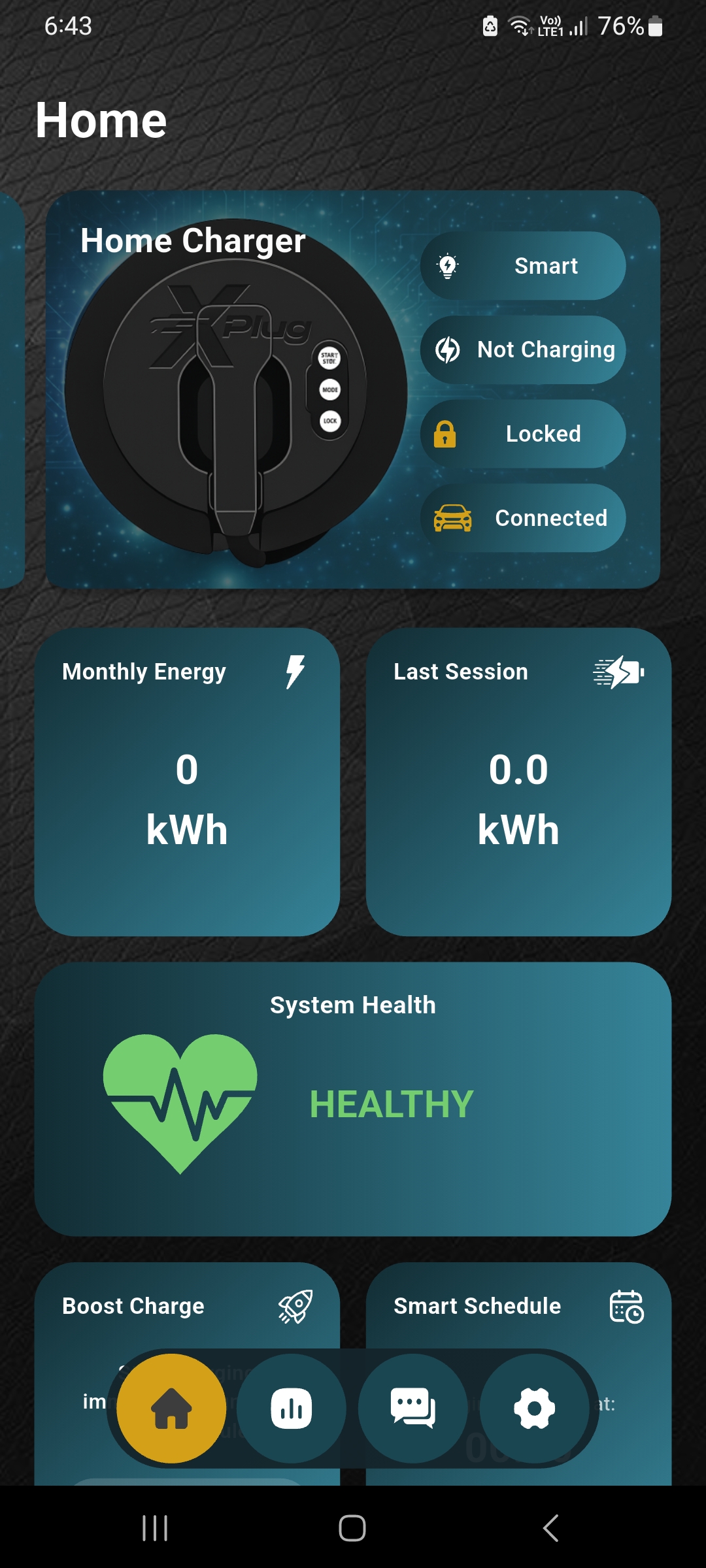 XPlug App Home Screen